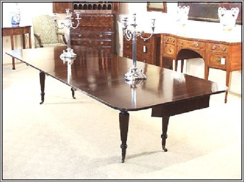 Regency Mahogany  Stewart Patent Dining Table